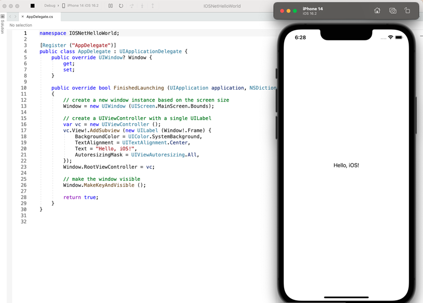 Create Apps for iOS with .NET 7